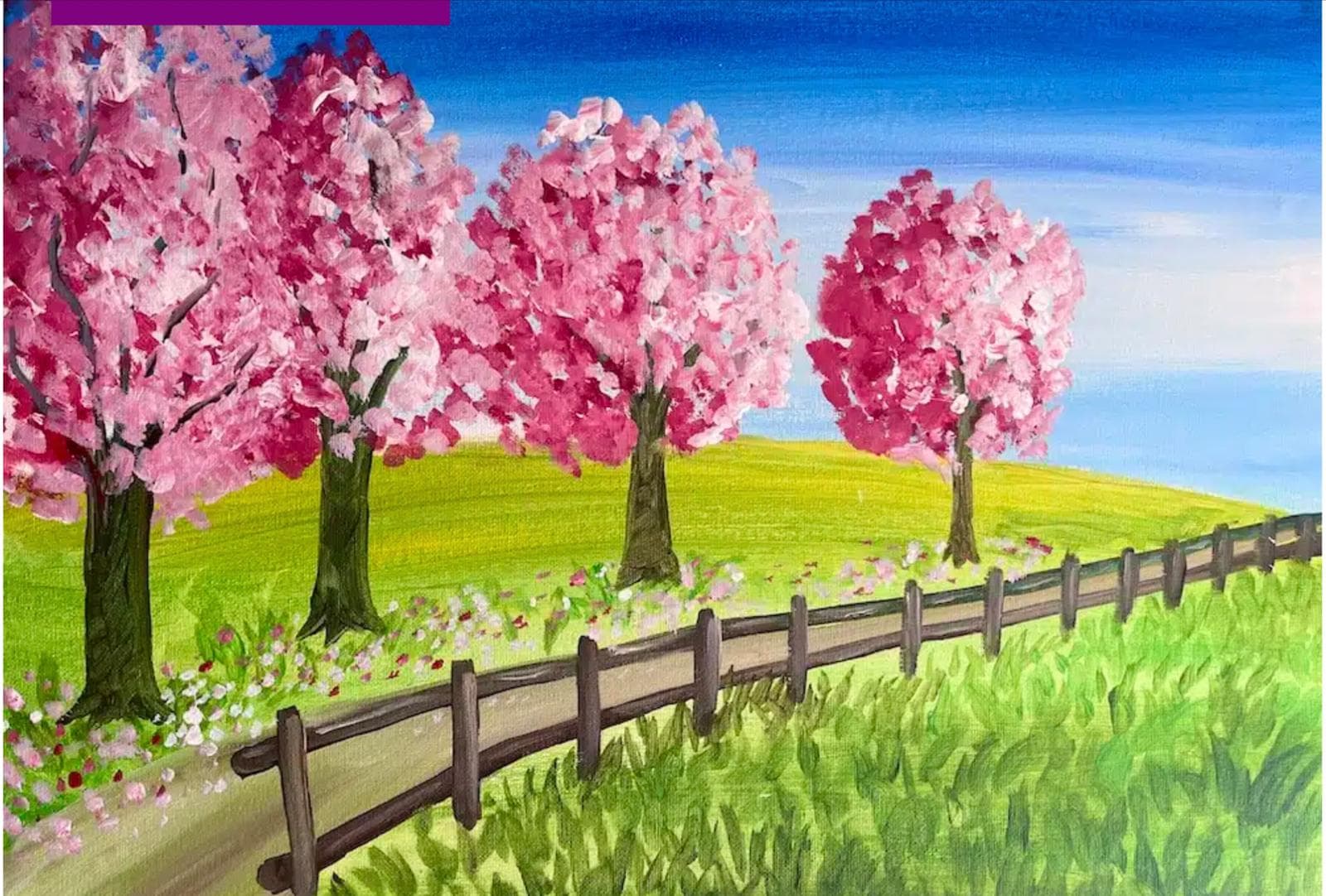 Colorful paint party creation