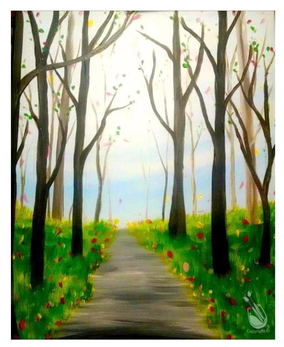 Artistic paint party result